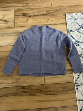 UNIQLO Relaxed Crewneck Sweater with Mock Neck